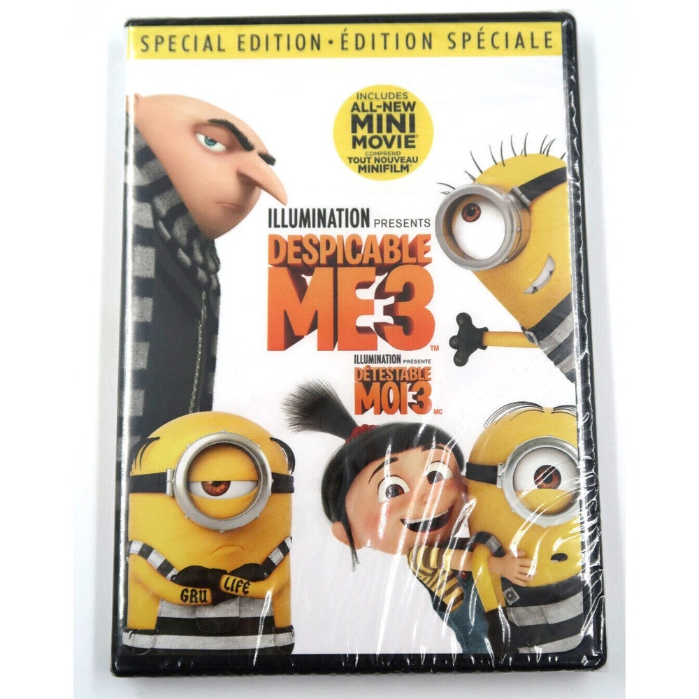 New: DESPICABLE ME 3 (Special Edition) DVD (Includes All-New Mini Movie)